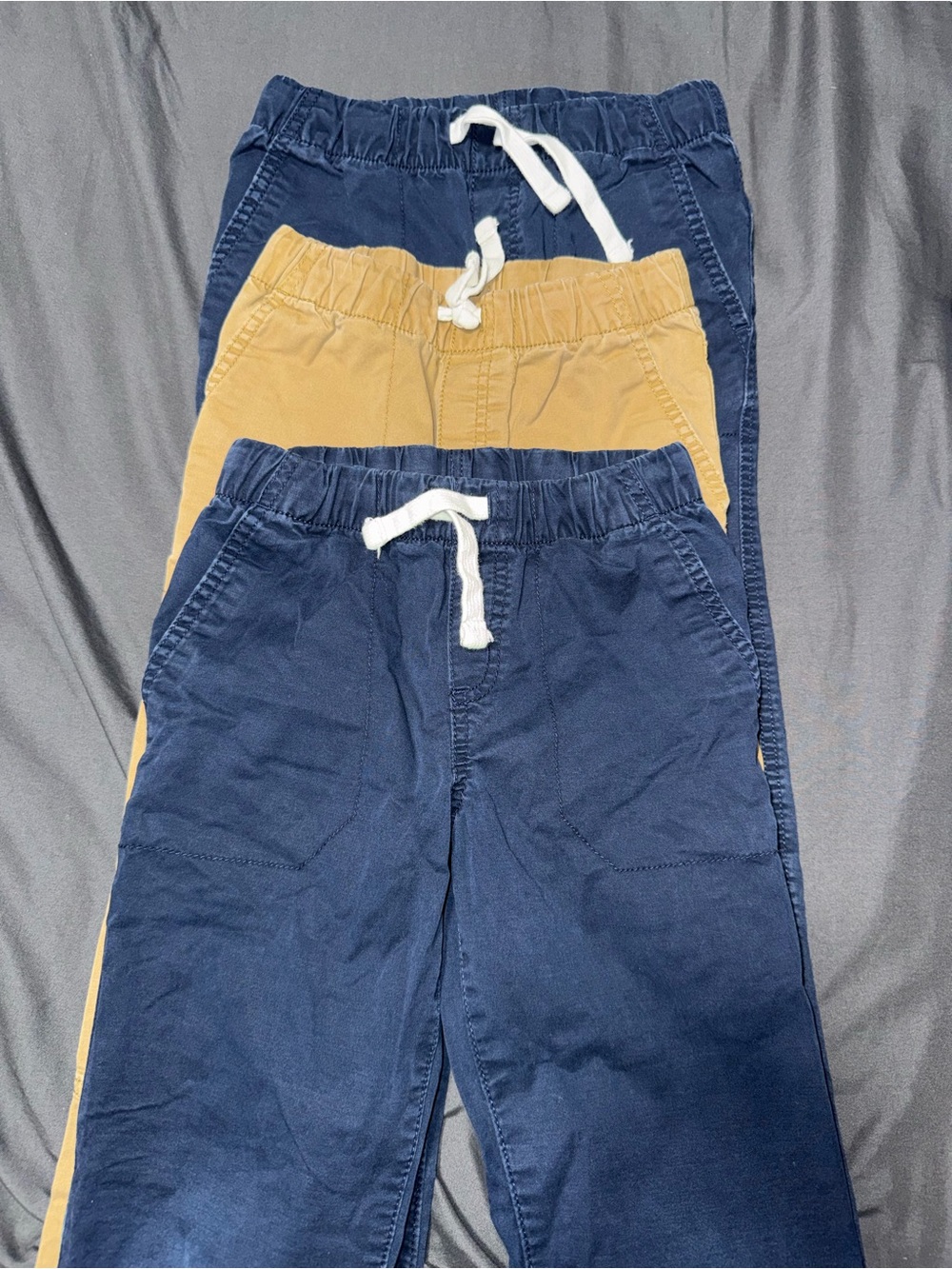 Cat & Jack Two-Pack Jogger Pants in Navy and Khaki